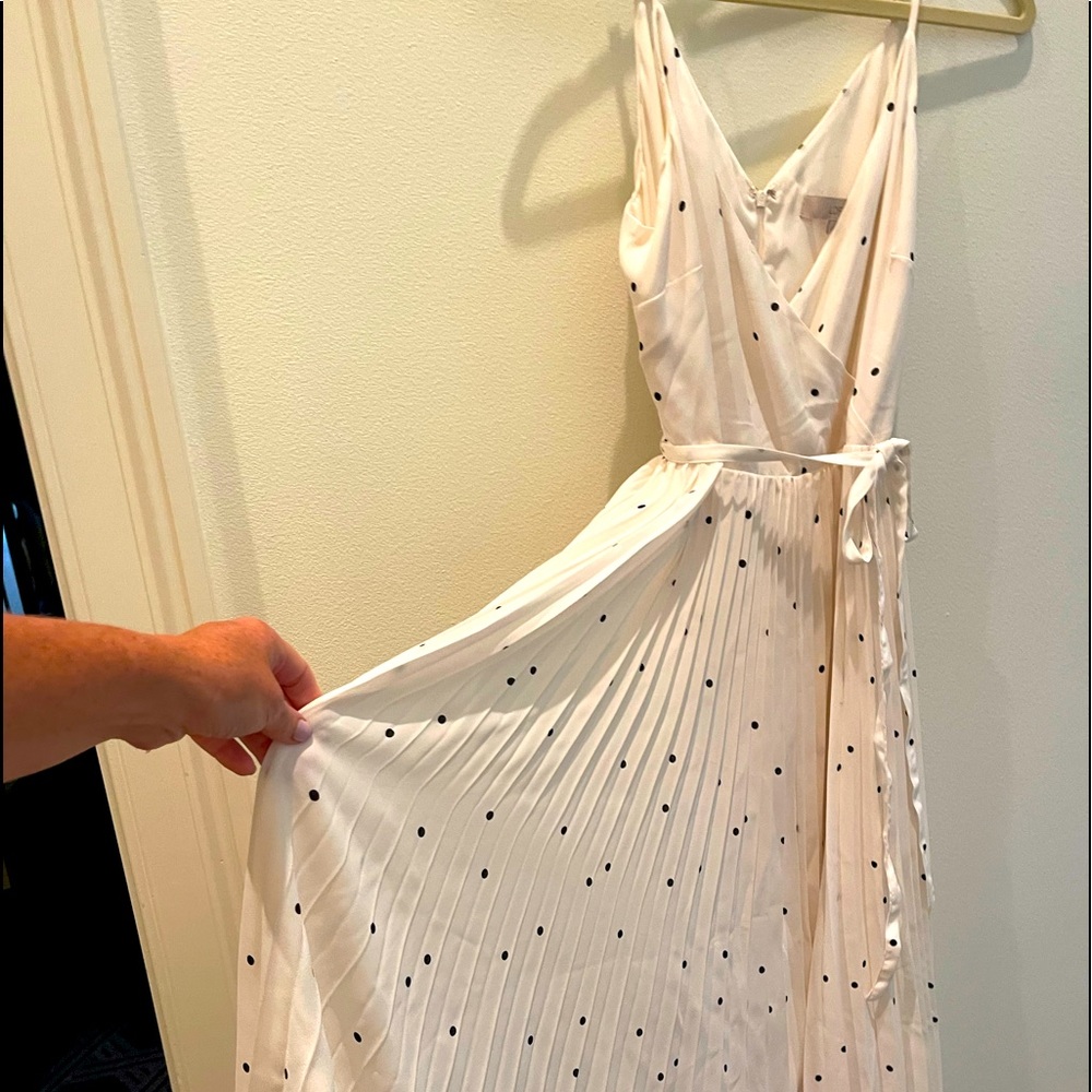 Adorable polka dot dress. NEVER WORN.